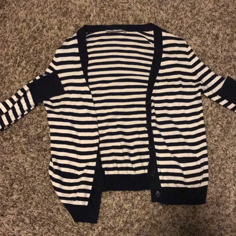 Size L Loft navy blue sweater, warn once! 👍 price